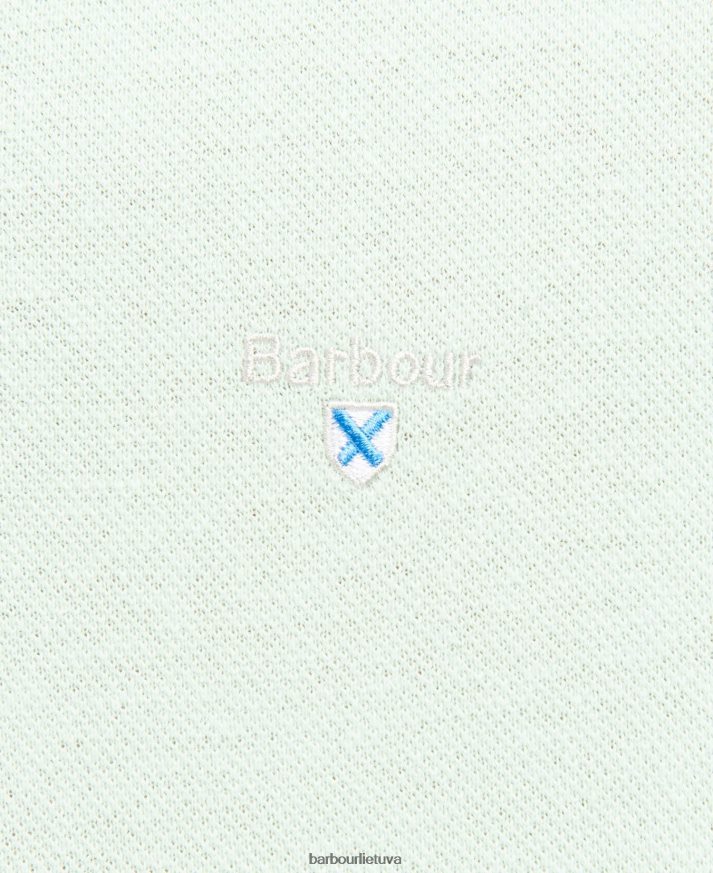 apranga Barbour Ryde polo marškinėliai dulkėtos mėtos vyrų 6F6D80697