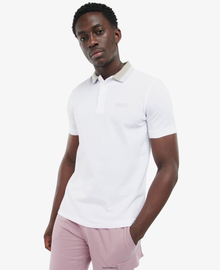 apranga Barbour amperiniai polo marškinėliai šviesiai pilka vyrų 6F6D80550