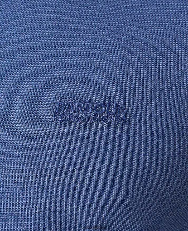 apranga Barbour būtiniausi drabužiai dažyti polo marškinėliai sutemų rožinė vyrų 6F6D80680