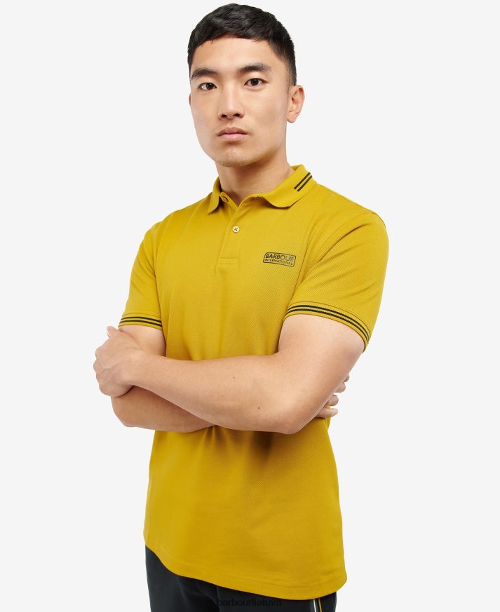 apranga Barbour būtiniausi polo marškinėliai milteliai mėlyni/balti vyrų 6F6D80742