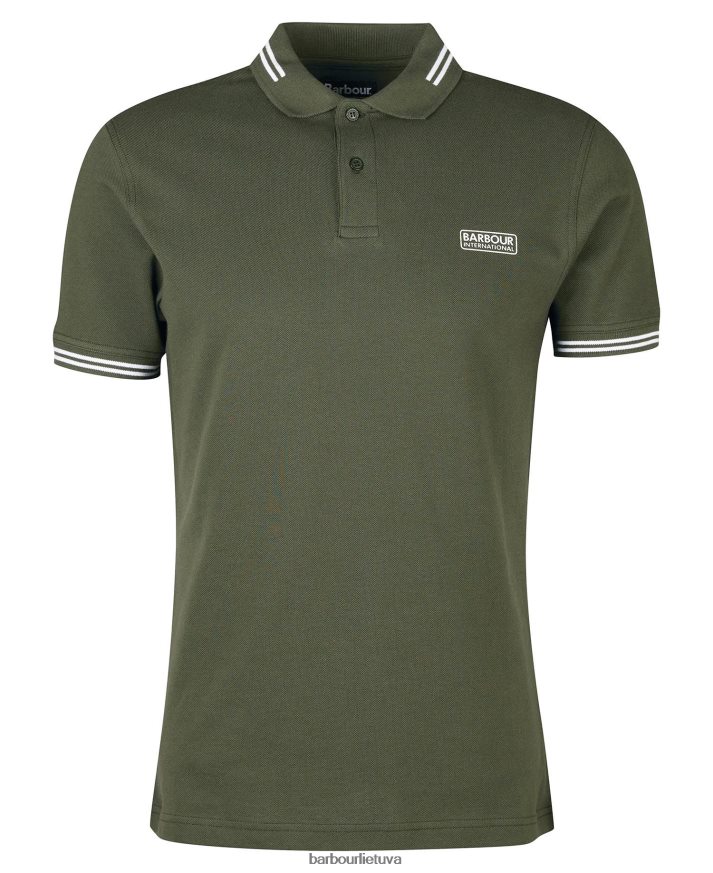 apranga Barbour būtiniausi polo marškinėliai rausvai violetinė vyrų 6F6D80614