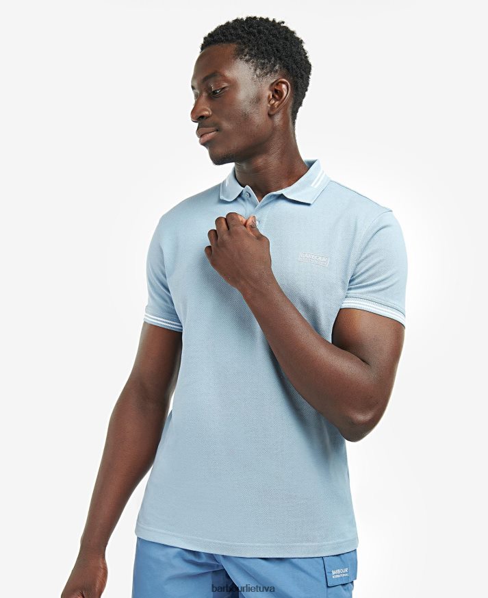 apranga Barbour būtiniausi polo marškinėliai rausvai violetinė vyrų 6F6D80647