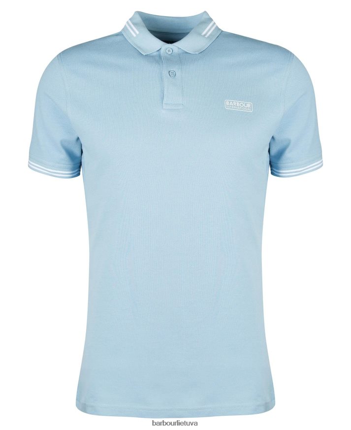 apranga Barbour būtiniausi polo marškinėliai rausvai violetinė vyrų 6F6D80647