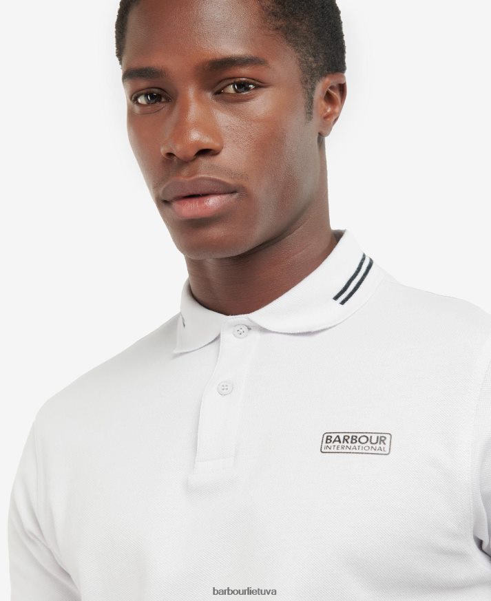 apranga Barbour būtiniausi polo marškinėliai rausvai violetinė vyrų 6F6D80682