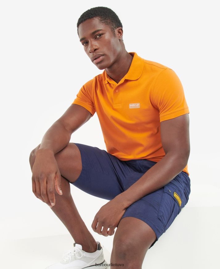 apranga Barbour būtiniausi polo marškinėliai tamsus erškėtis vyrų 6F6D80653