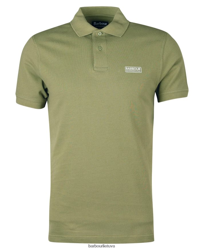 apranga Barbour būtiniausi polo marškinėliai tamsus erškėtis vyrų 6F6D80693
