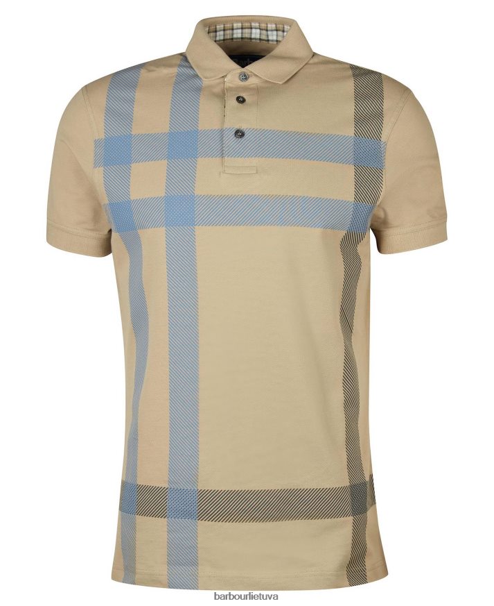 apranga Barbour blaine polo marškinėliai nuplautas akmuo vyrų 6F6D80585