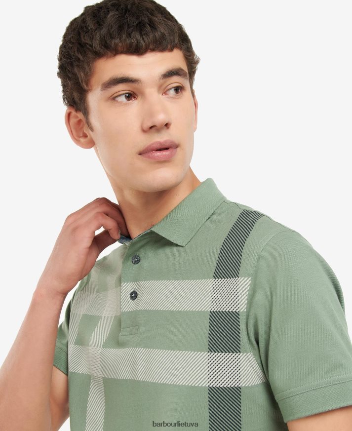 apranga Barbour blaine polo marškinėliai nuplautas akmuo vyrų 6F6D80712