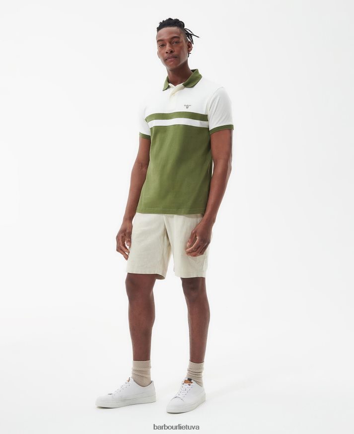 apranga Barbour bonnington polo marškinėliai degintos alyvuogės vyrų 6F6D80607