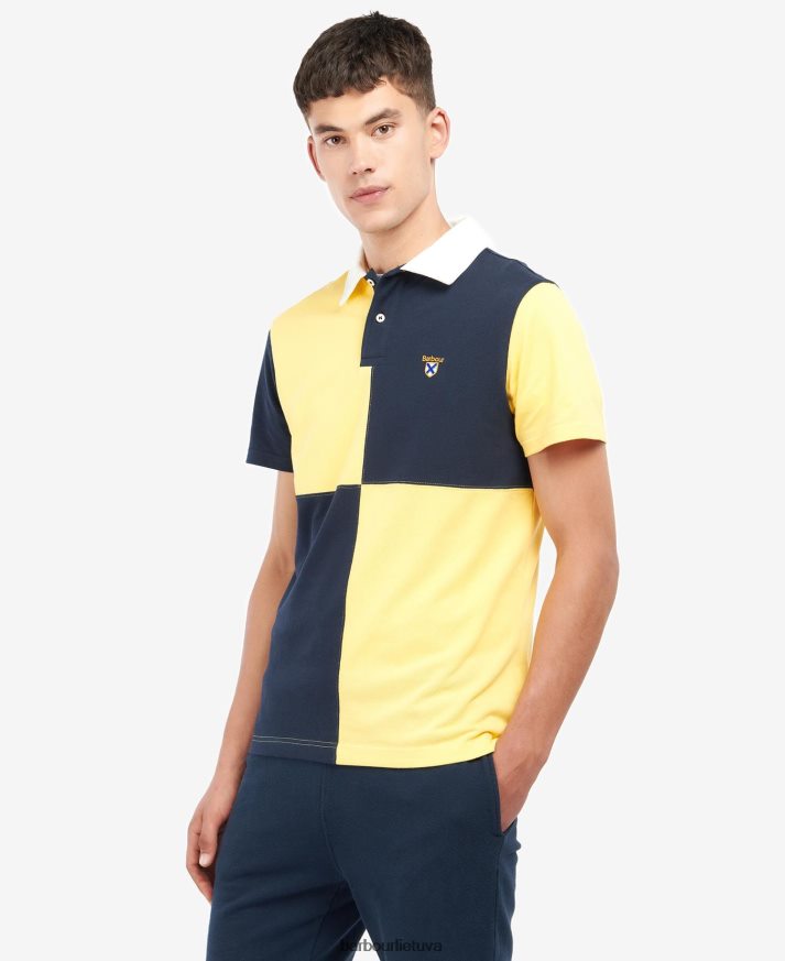 apranga Barbour clarendon paneliniai polo marškinėliai klasikinis laivynas vyrų 6F6D80637