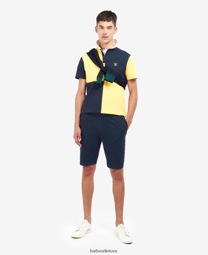 apranga Barbour clarendon paneliniai polo marškinėliai klasikinis laivynas vyrų 6F6D80637