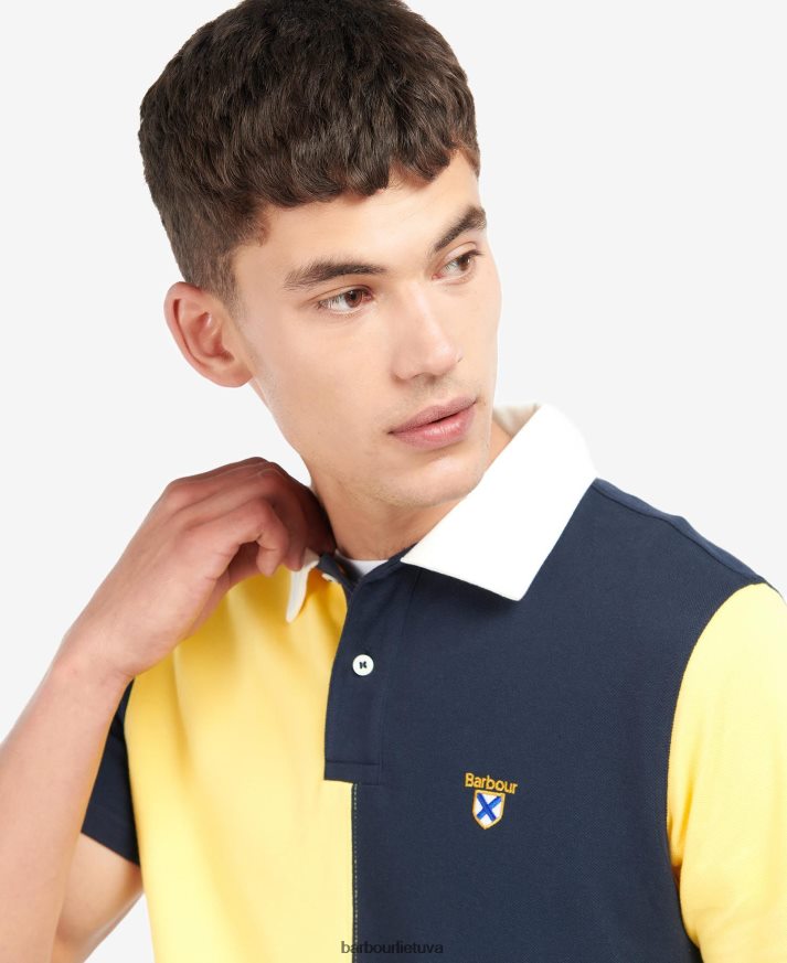 apranga Barbour clarendon paneliniai polo marškinėliai klasikinis laivynas vyrų 6F6D80637