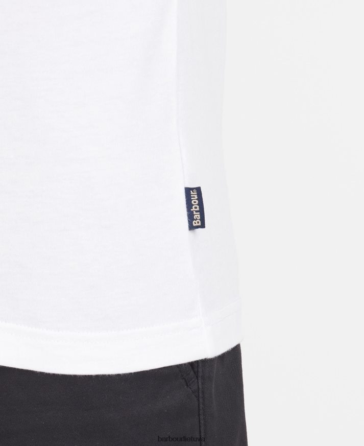 apranga Barbour corpatch polo marškinėliai mėlynas plienas vyrų 6F6D80624