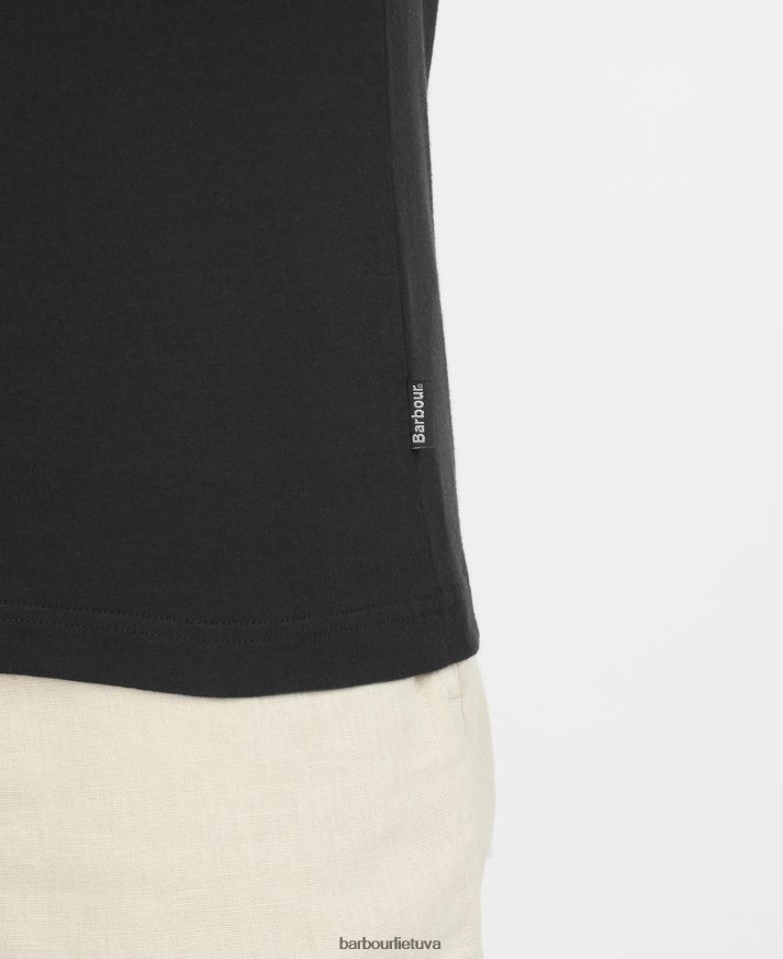 apranga Barbour corpatch polo marškinėliai pilkas marlas/akmuo vyrų 6F6D80554