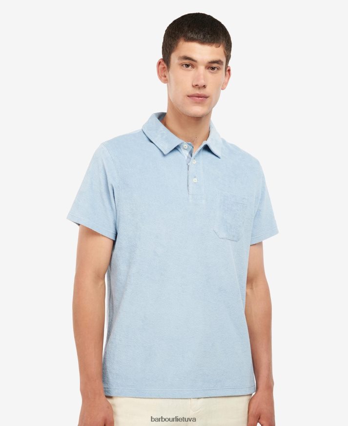 apranga Barbour cowes polo marškinėliai klasikinis laivynas vyrų 6F6D80619