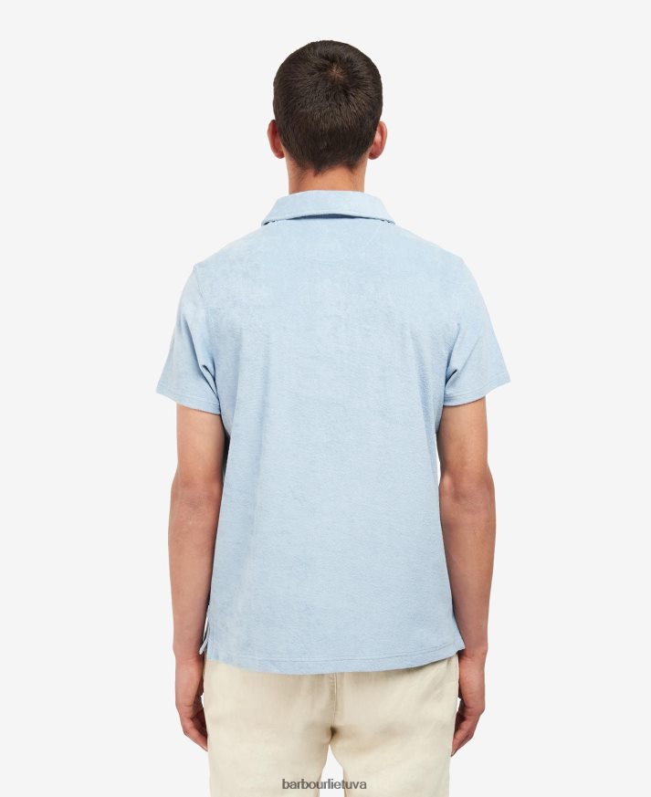 apranga Barbour cowes polo marškinėliai klasikinis laivynas vyrų 6F6D80619