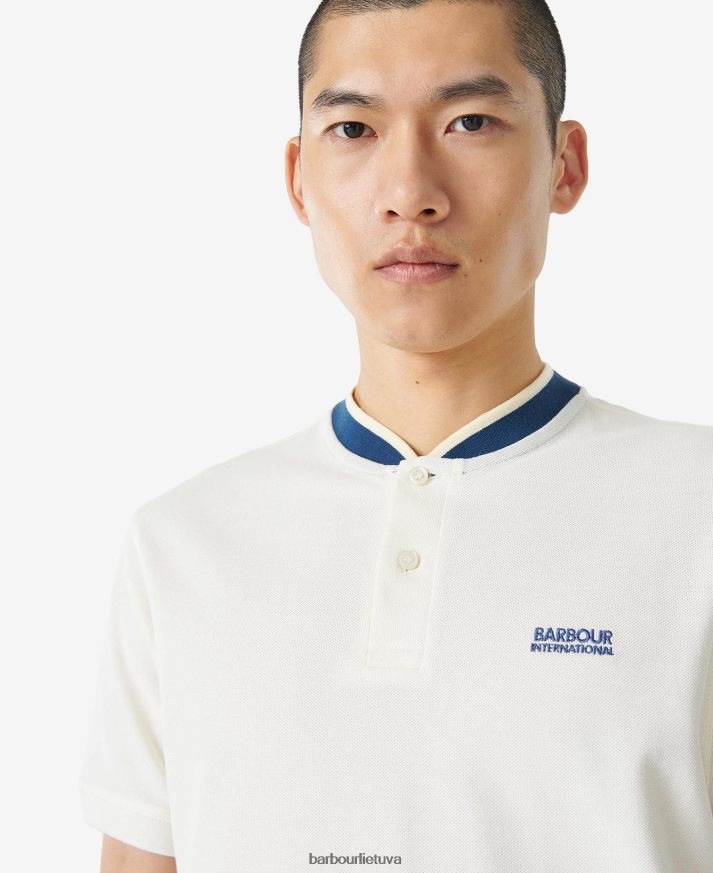apranga Barbour dabbs polo marškinėliai šnabžda balta vyrų 6F6D80668