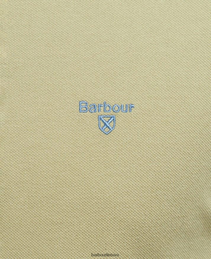 apranga Barbour finkle polo marškinėliai balintos alyvuogės vyrų 6F6D80648