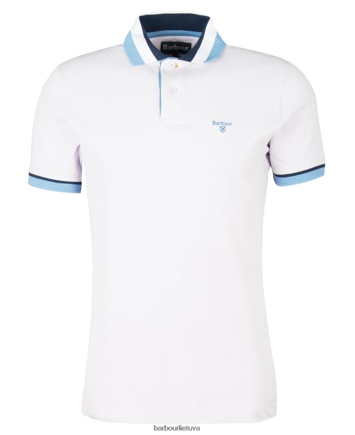 apranga Barbour finkle polo marškinėliai balintos alyvuogės vyrų 6F6D80685