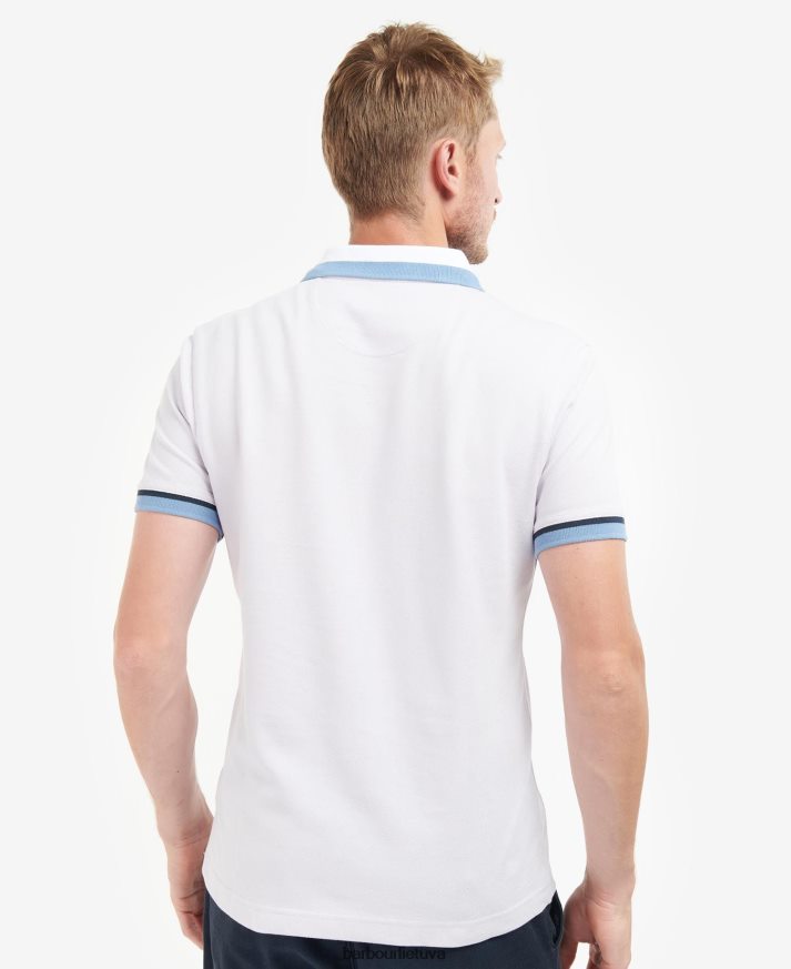 apranga Barbour finkle polo marškinėliai balintos alyvuogės vyrų 6F6D80685