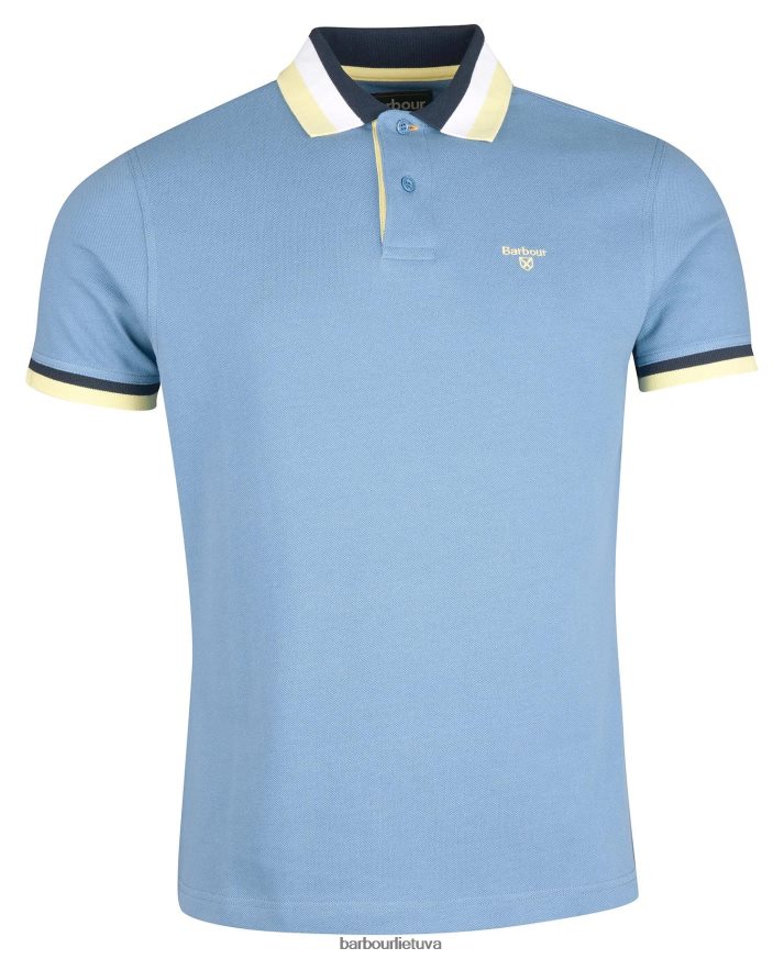 apranga Barbour finkle polo marškinėliai dulkėtos mėtos vyrų 6F6D80628