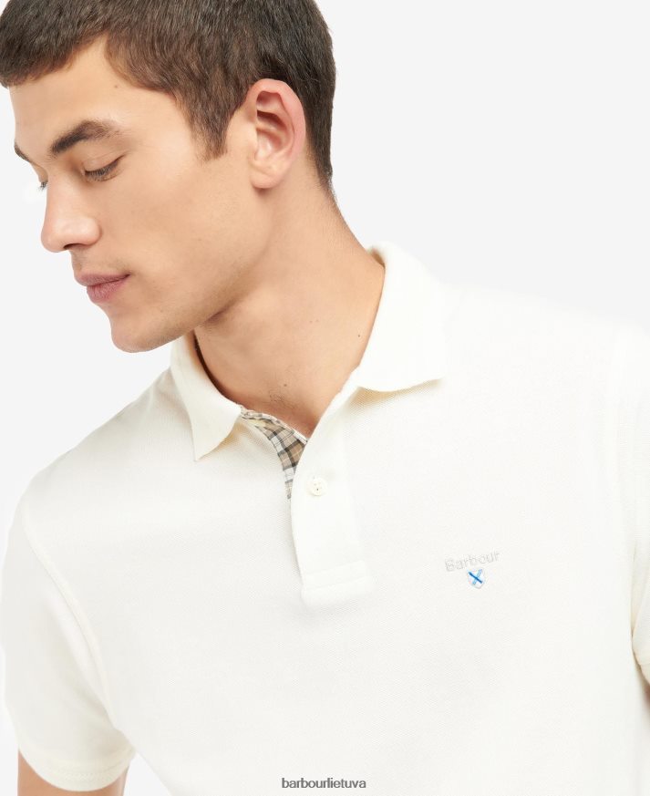 apranga Barbour harrowgate polo marškinėliai skalbtas mėlynai vyrų 6F6D80679