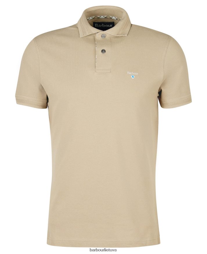 apranga Barbour harrowgate polo marškinėliai skalbtas mėlynai vyrų 6F6D80711