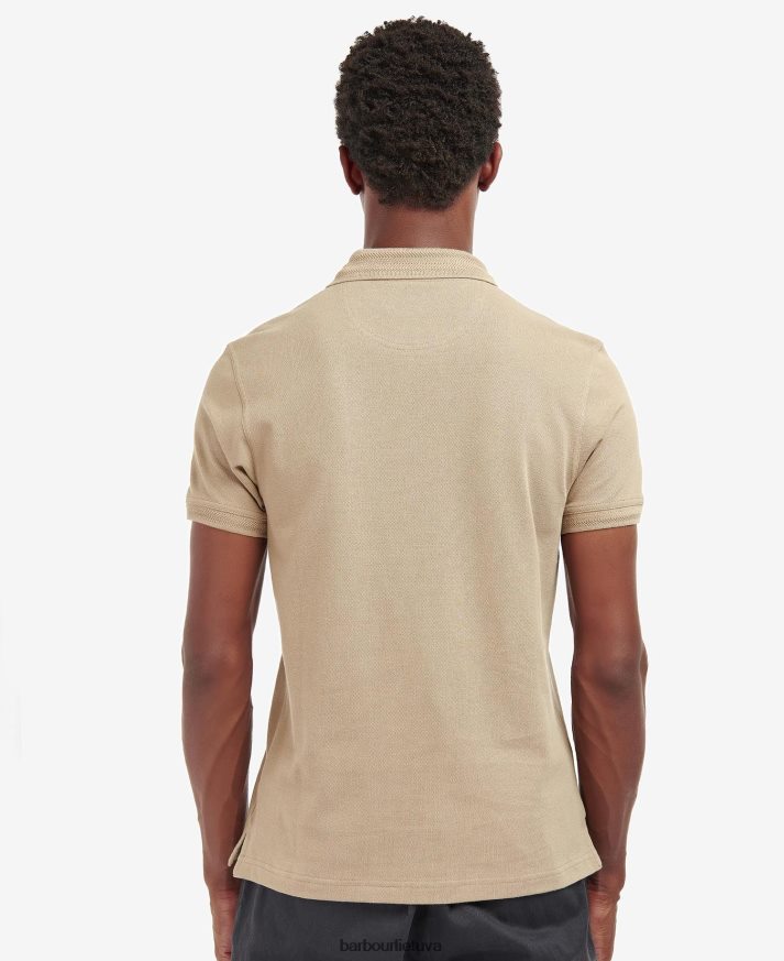 apranga Barbour harrowgate polo marškinėliai skalbtas mėlynai vyrų 6F6D80711