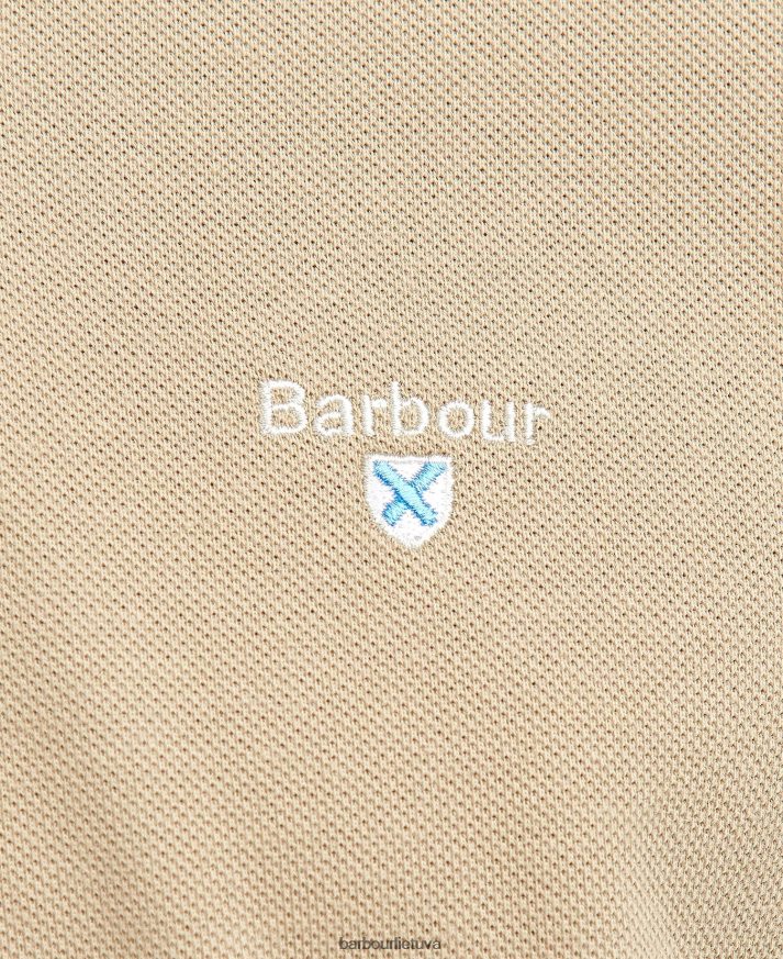 apranga Barbour harrowgate polo marškinėliai skalbtas mėlynai vyrų 6F6D80711