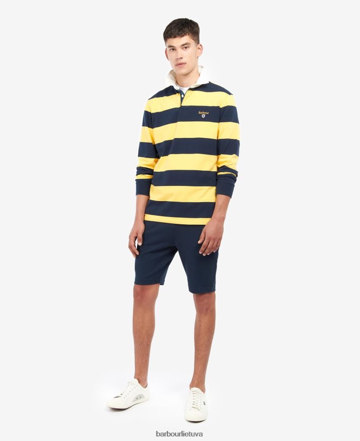 apranga Barbour hollywell dryžuoti regbio marškinėliai šnabžda balta vyrų 6F6D80706