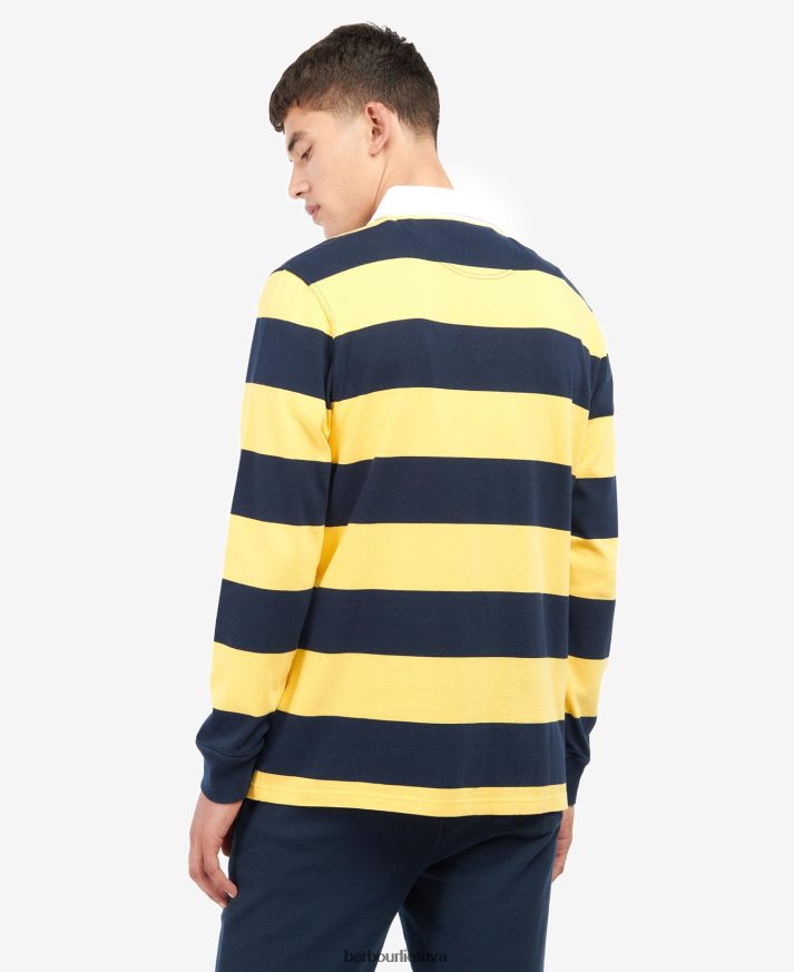 apranga Barbour hollywell dryžuoti regbio marškinėliai šnabžda balta vyrų 6F6D80706