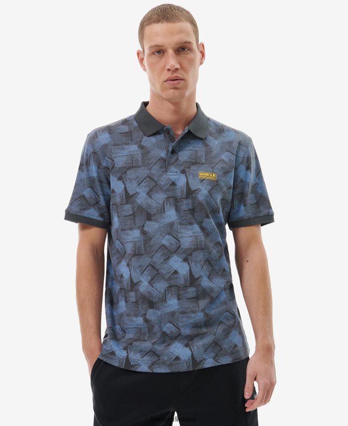 apranga Barbour jaspio polo marškinėliai anglis vyrų 6F6D80638