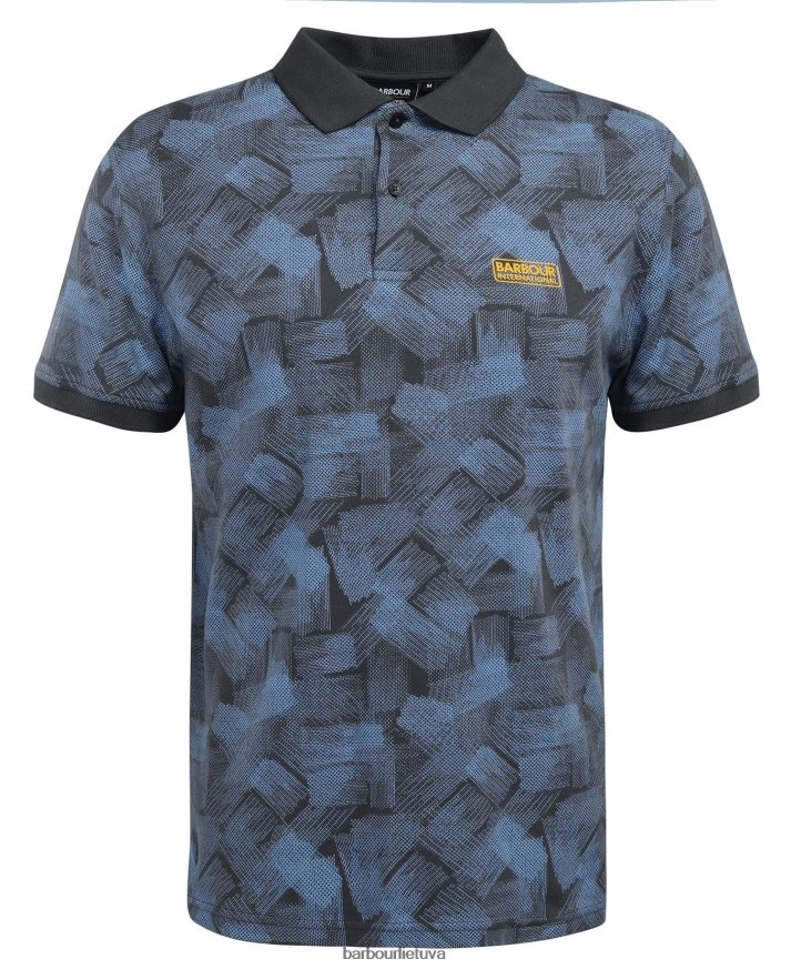 apranga Barbour jaspio polo marškinėliai anglis vyrų 6F6D80638