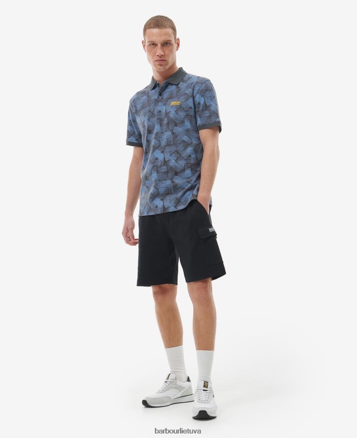 apranga Barbour jaspio polo marškinėliai anglis vyrų 6F6D80638