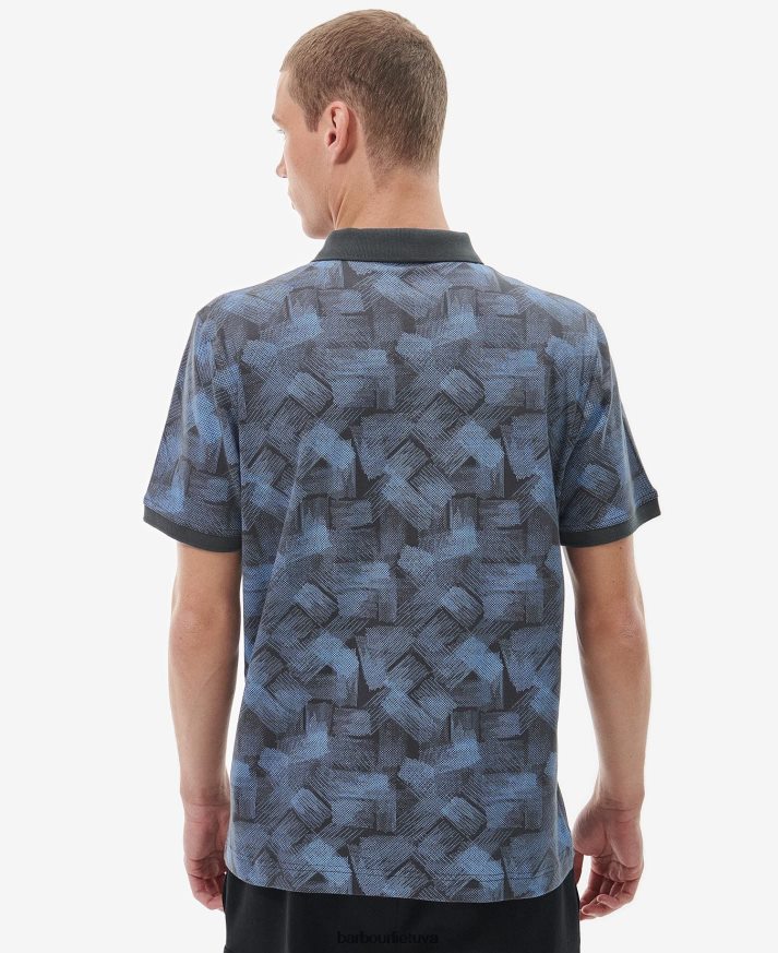 apranga Barbour jaspio polo marškinėliai anglis vyrų 6F6D80638