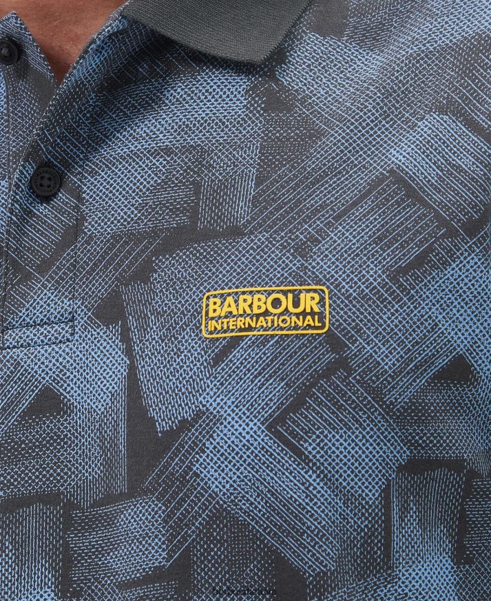 apranga Barbour jaspio polo marškinėliai anglis vyrų 6F6D80638