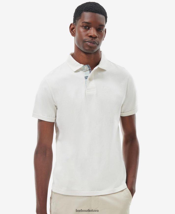 apranga Barbour kirkhill polo marškinėliai mėlyna kreida vyrų 6F6D80593