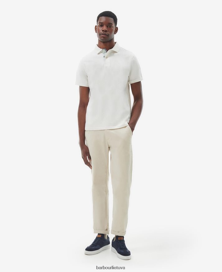 apranga Barbour kirkhill polo marškinėliai mėlyna kreida vyrų 6F6D80593