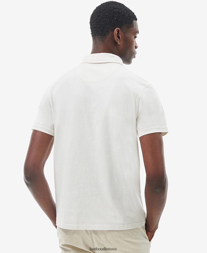 apranga Barbour kirkhill polo marškinėliai mėlyna kreida vyrų 6F6D80593