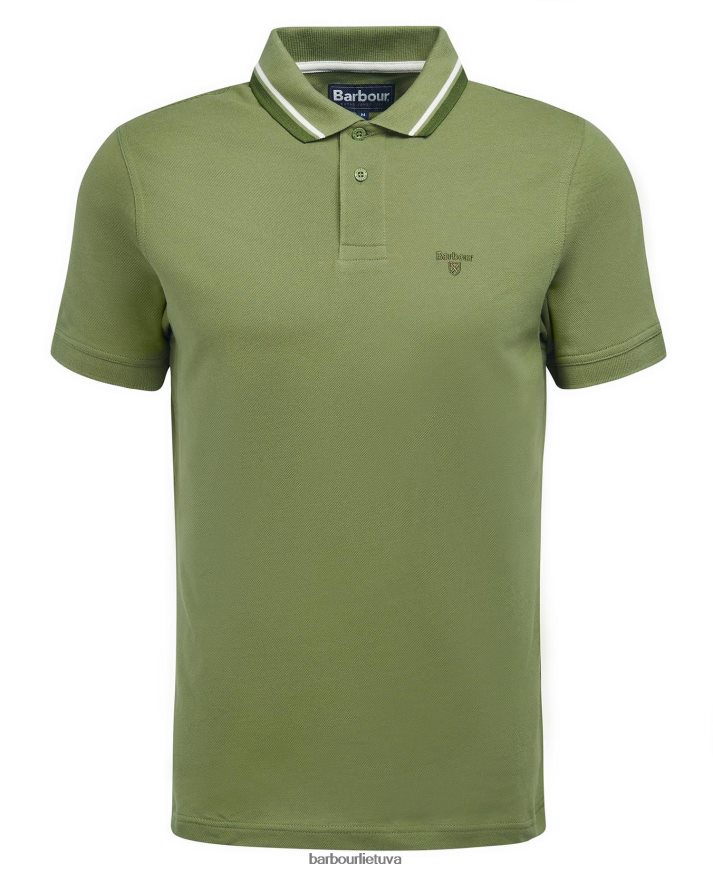 apranga Barbour otterburn polo marškinėliai degintos alyvuogės vyrų 6F6D80553