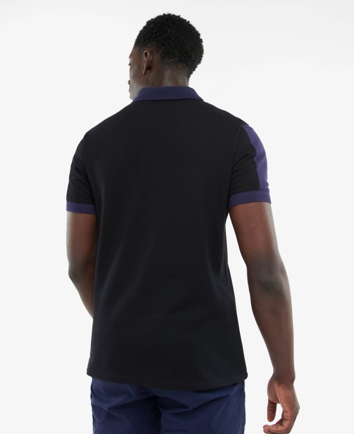 apranga Barbour philip polo marškinėliai juodas rašalas vyrų 6F6D80640