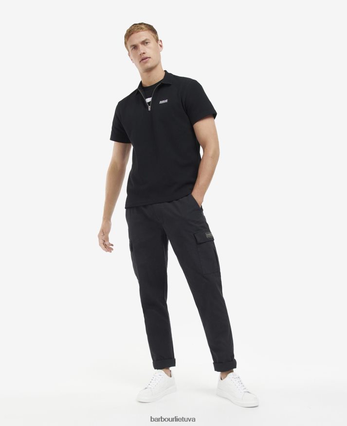 apranga Barbour polo marškinėliai su užtrauktuku miškas vyrų 6F6D80665