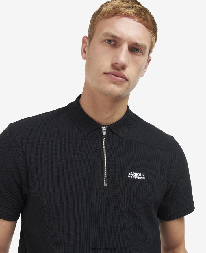 apranga Barbour polo marškinėliai su užtrauktuku miškas vyrų 6F6D80665