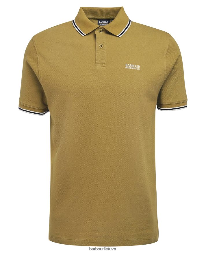 apranga Barbour raitelio polo marškinėliai archyvas alyvuogių vyrų 6F6D80671