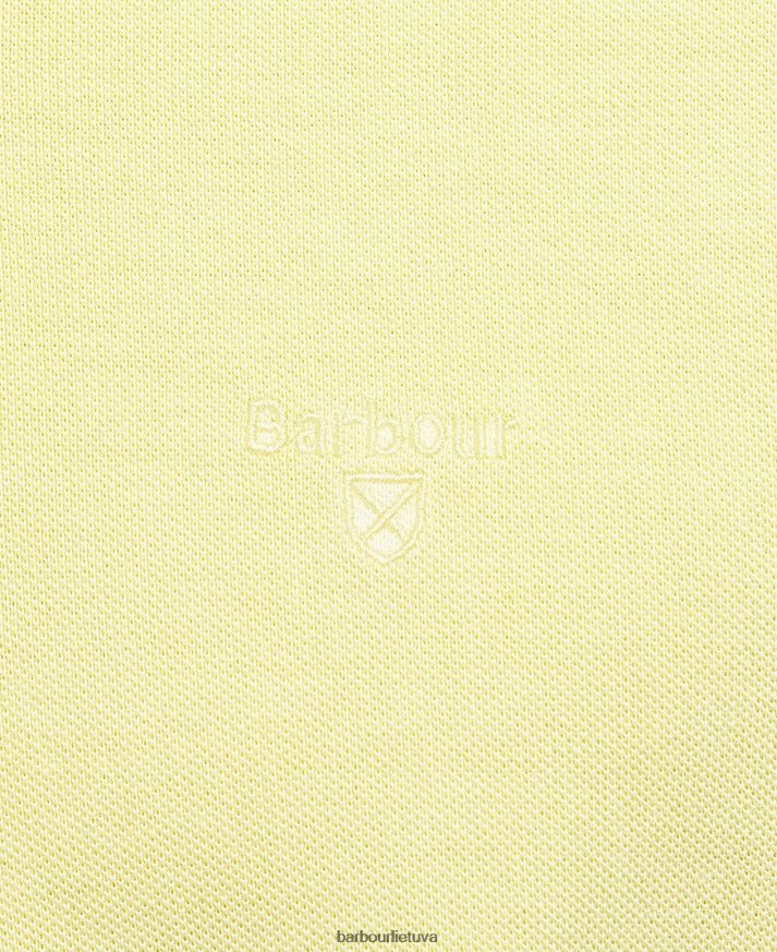 apranga Barbour skalbti sportiniai polo marškinėliai dulkėtos mėtos vyrų 6F6D80558