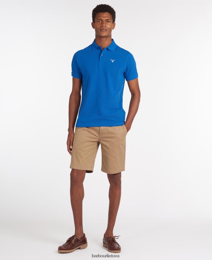 apranga Barbour sportiniai polo marškinėliai šautuvas žalias vyrų 6F6D80603