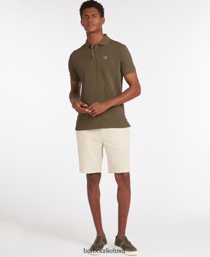 apranga Barbour sportiniai polo marškinėliai dangus vyrų 6F6D80584