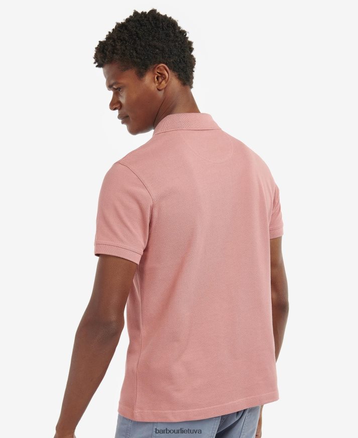 apranga Barbour sportiniai polo marškinėliai rūkas vyrų 6F6D80627