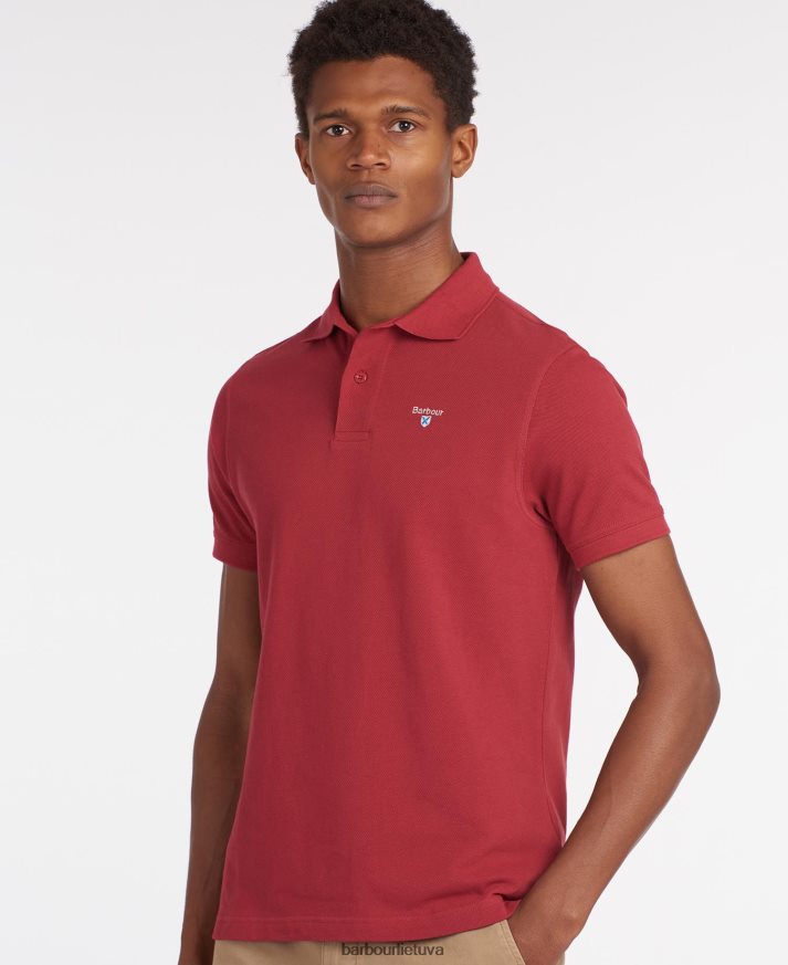 apranga Barbour sportiniai polo marškinėliai sportinė mėlyna vyrų 6F6D80634