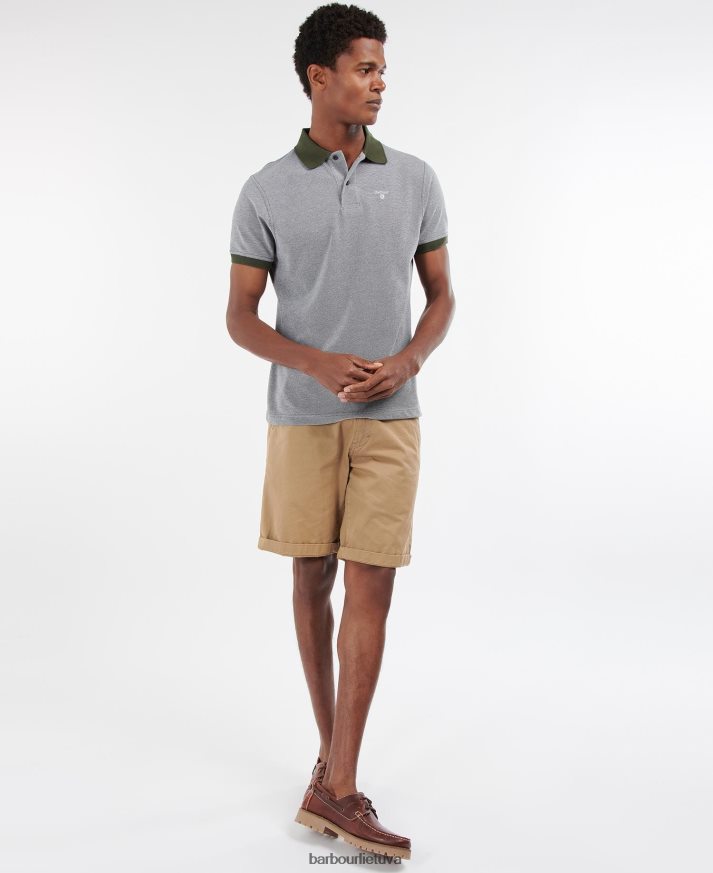 apranga Barbour sportiniai polo mix marškinėliai juodas vyrų 6F6D80602